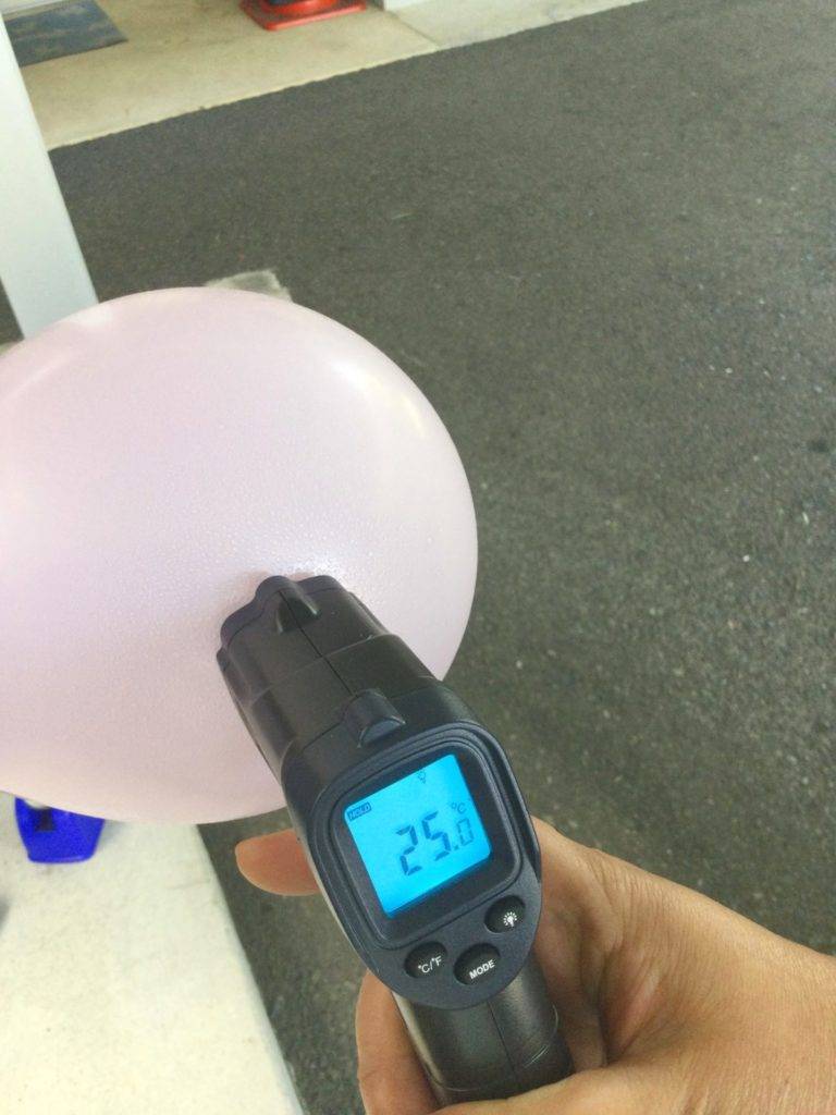 風船の温度