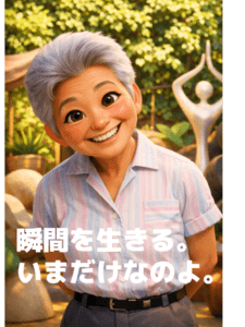 岡本敏子「瞬間を生きる。いまだけなのよ。」