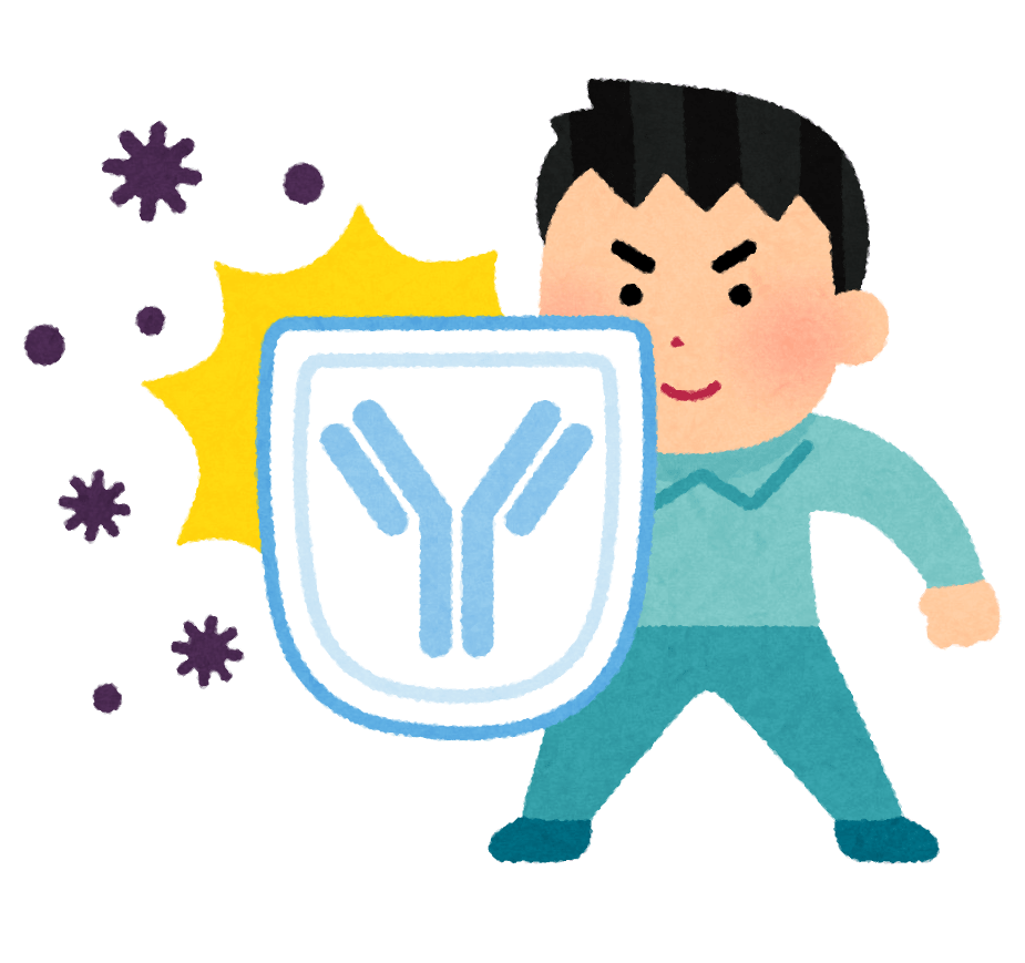 盾(シールド)で花粉からバリアする