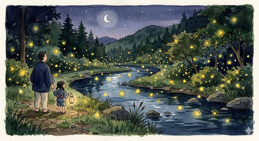 ホタル観賞